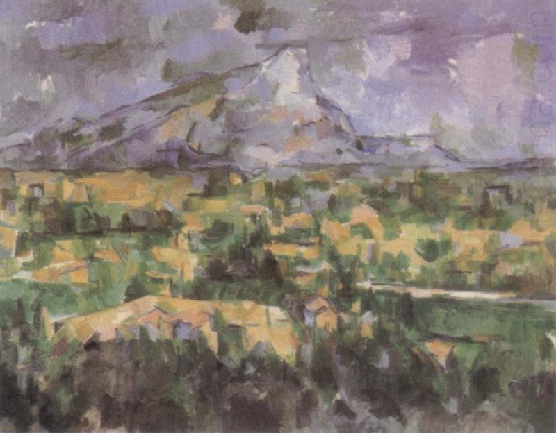 Paul Cezanne Mont Sainte-Victoire,View from Lauves china oil painting image